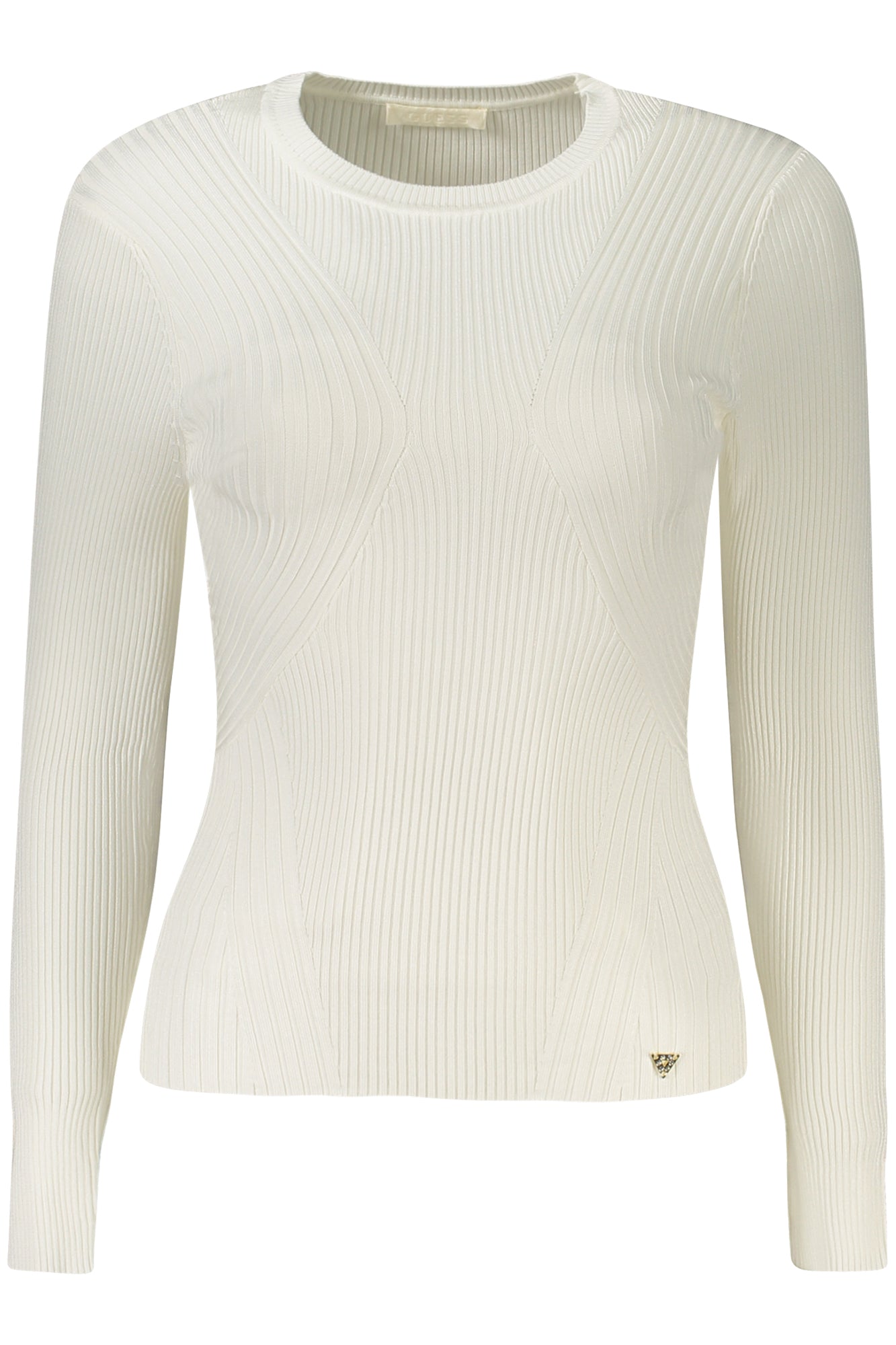 GUESS JEANS WOMEN'S WHITE SWEATER-0