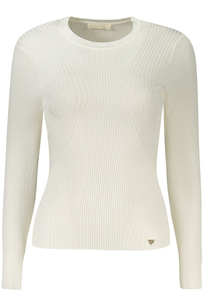 GUESS JEANS WOMEN'S WHITE SWEATER-0