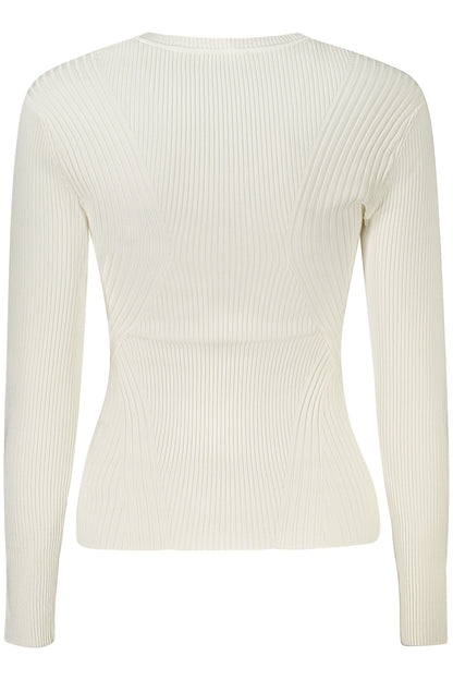 GUESS JEANS WOMEN'S WHITE SWEATER-1
