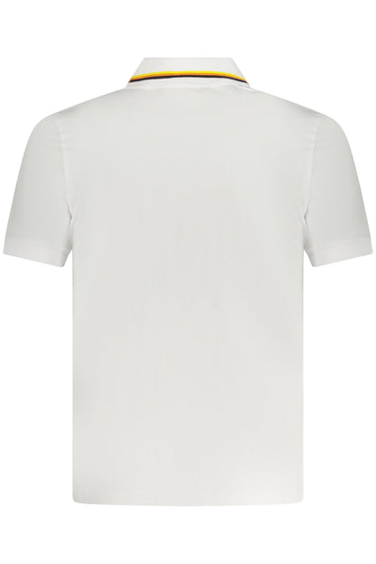 K-WAY POLO SHORT SLEEVES MEN WHITE-1