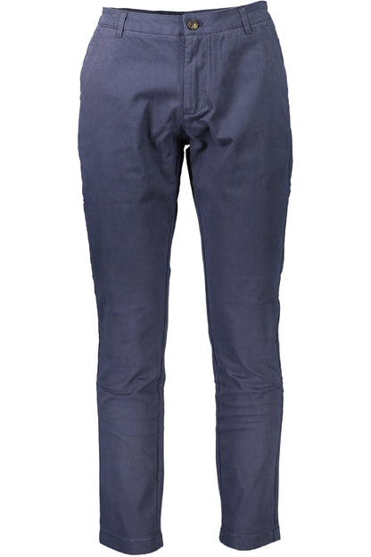 LA MARTINA BLUE MEN'S TROUSERS-0