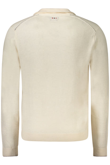 NAPAPIJRI MEN'S WHITE SWEATER-1