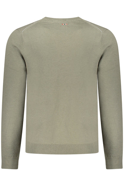 NAPAPIJRI MEN'S GREEN SWEATER-1