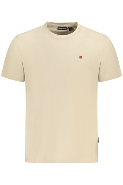NAPAPIJRI SHORT SLEEVE T-SHIRT MEN BEIGE-0