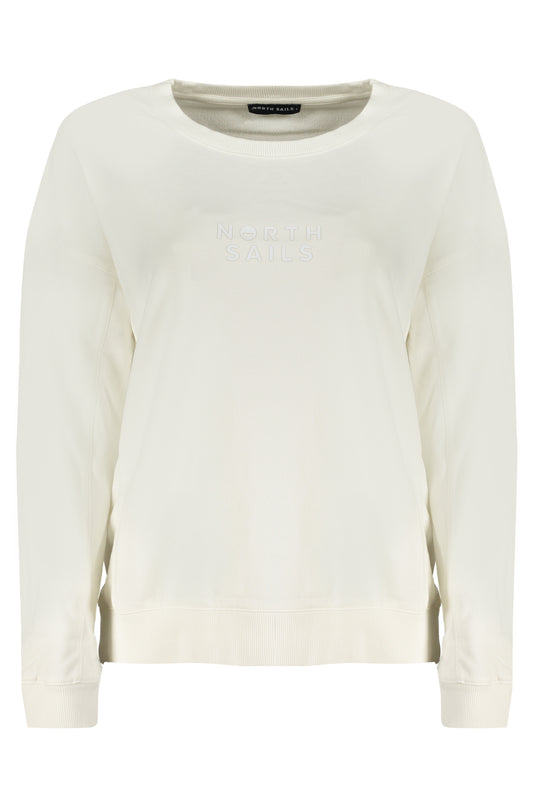 NORTH SAILS WOMEN'S ZIPLESS SWEATSHIRT WHITE-0