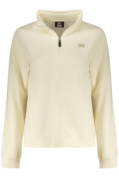 NORWAY 1963 WOMEN'S WHITE ZIP-UP SWEATSHIRT-0