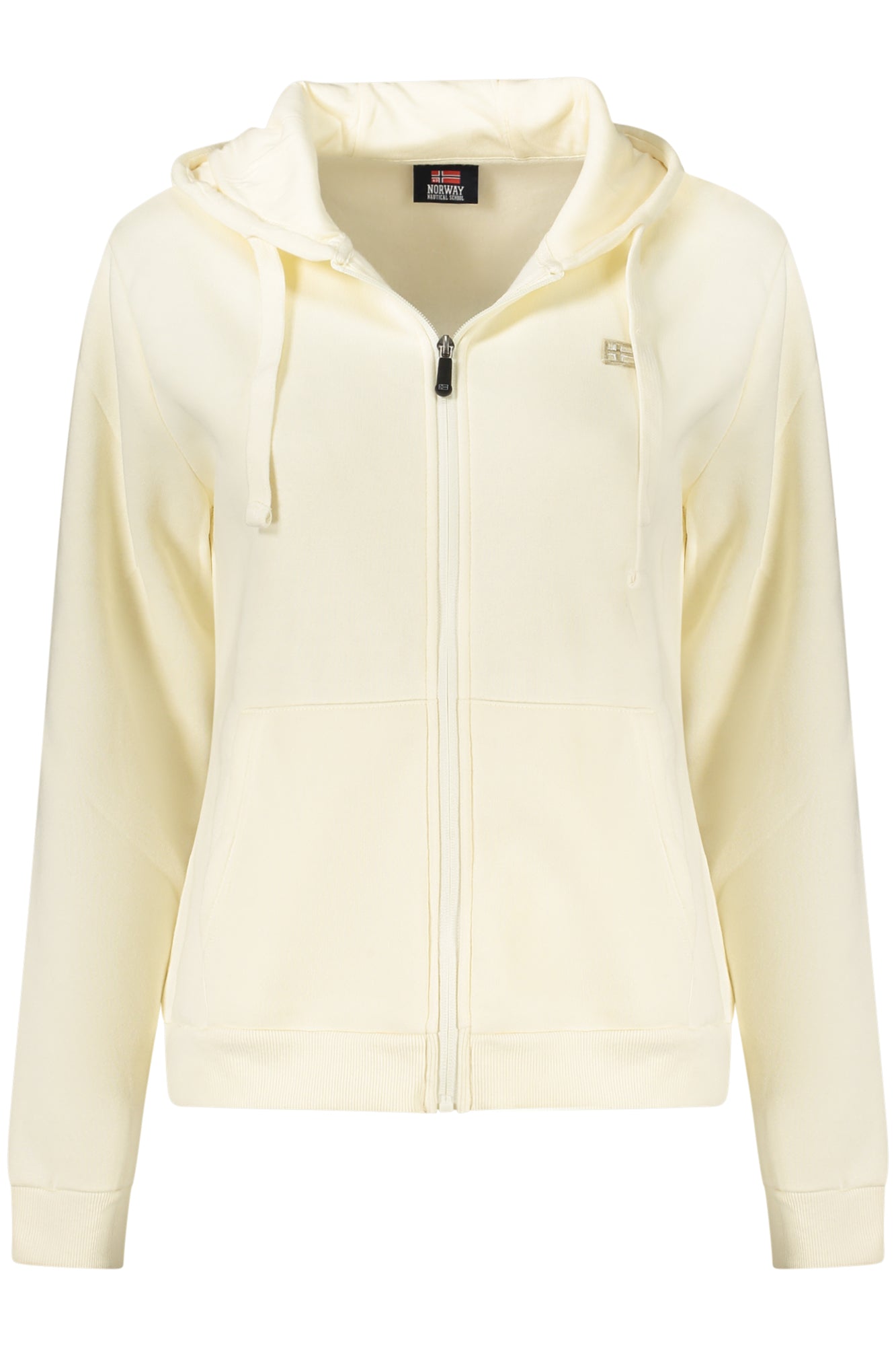 NORWAY 1963 WOMEN'S WHITE ZIP-UP SWEATSHIRT-0