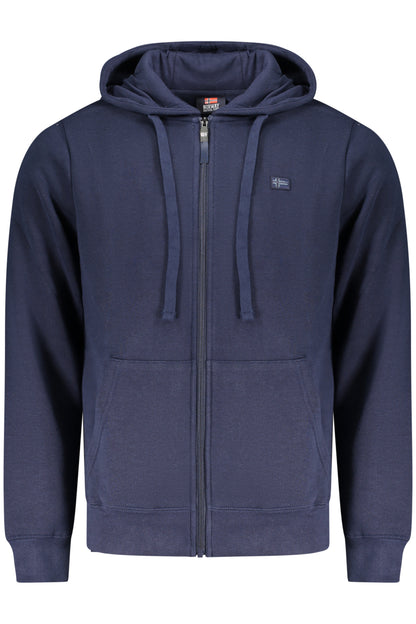 NORWAY 1963 MEN'S BLUE ZIP-UP SWEATSHIRT-0