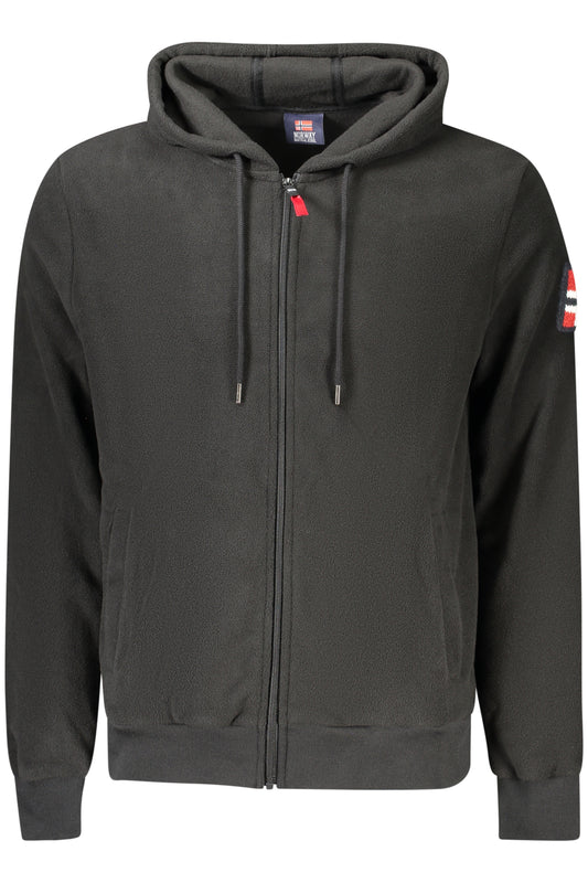 NORWAY 1963 MEN'S BLACK ZIP-UP SWEATSHIRT-0