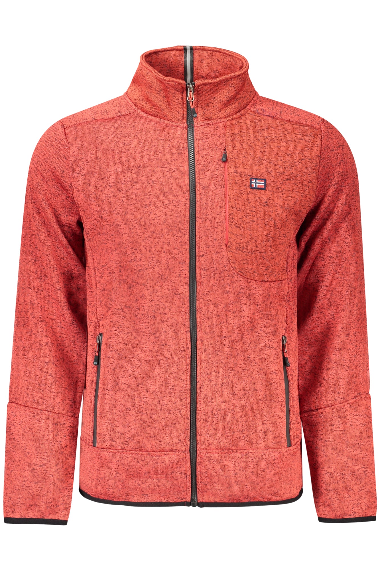 NORWAY 1963 MEN'S RED ZIP-UP SWEATSHIRT-0