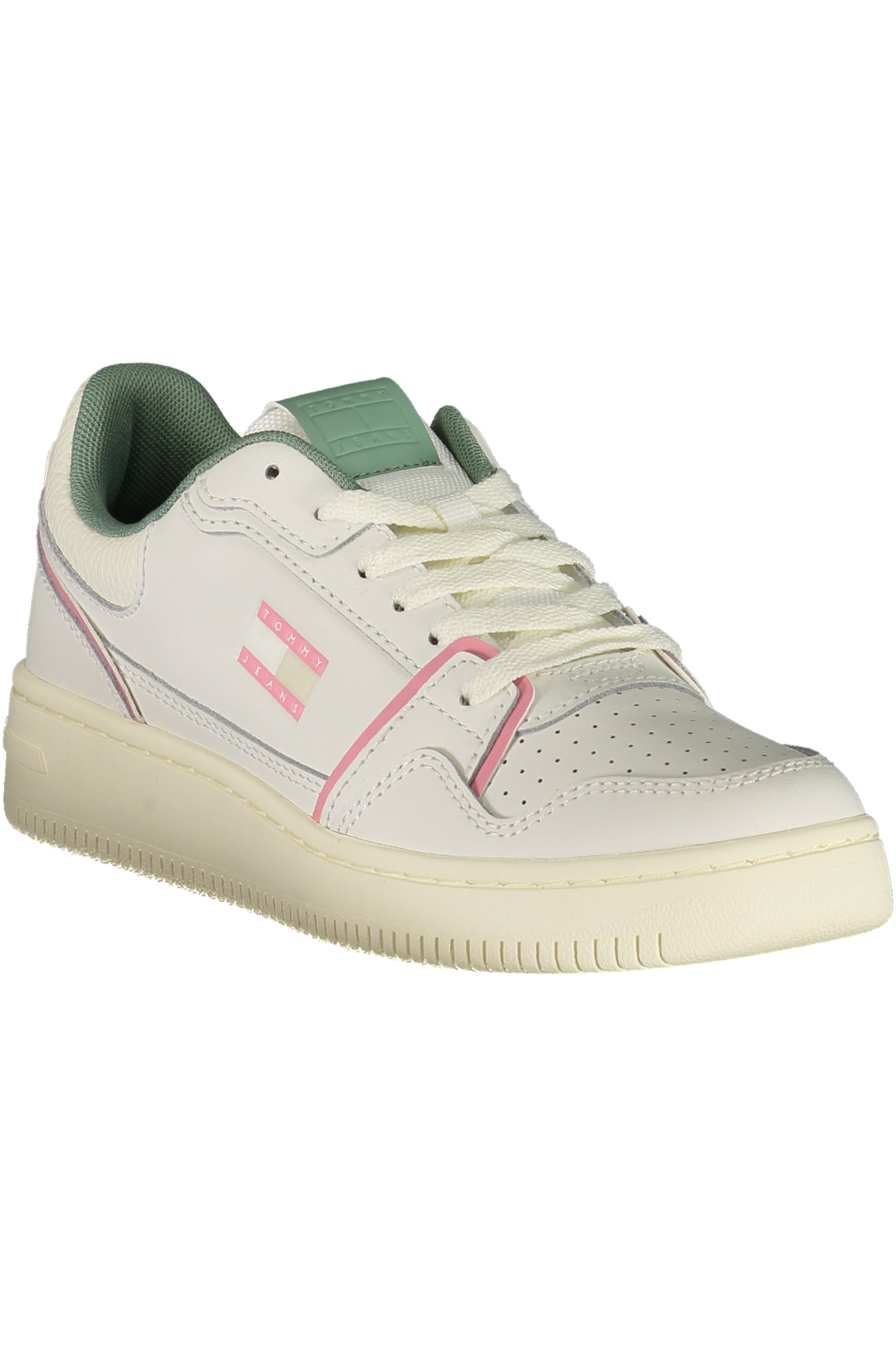 TOMMY HILFIGER WOMEN'S WHITE SPORTS SHOES-1