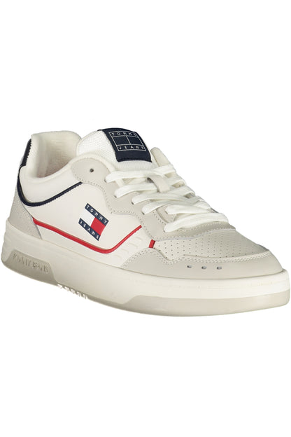 TOMMY HILFIGER MEN'S WHITE SPORTS SHOES-1