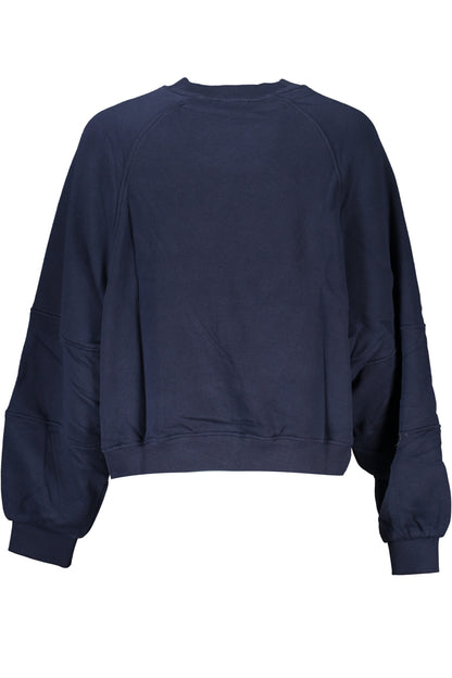 TOMMY HILFIGER WOMEN'S BLUE ZIPLESS SWEATSHIRT-1