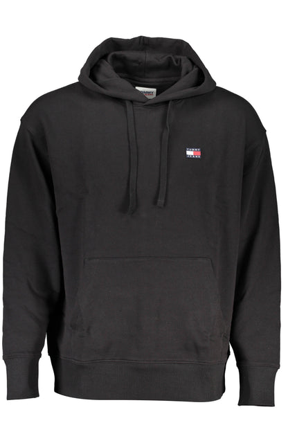 TOMMY HILFIGER MEN'S BLACK ZIPLESS SWEATSHIRT-0