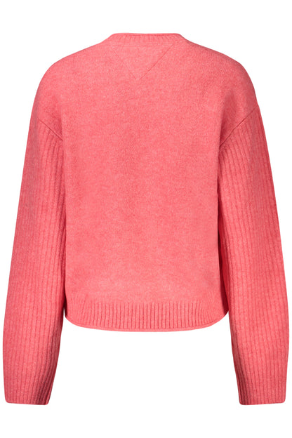 TOMMY HILFIGER WOMEN'S PINK SWEATER-1