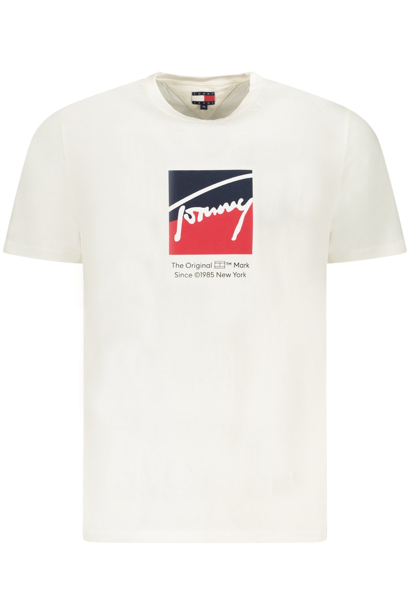 TOMMY HILFIGER MEN'S SHORT-SLEEVE T-SHIRT WHITE-0