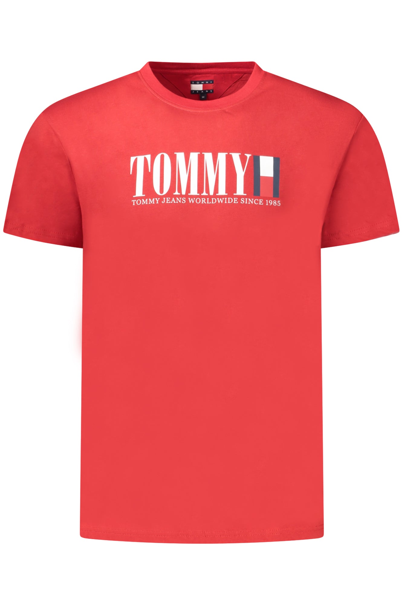 TOMMY HILFIGER MEN'S SHORT-SLEEVED T-SHIRT, RED-0