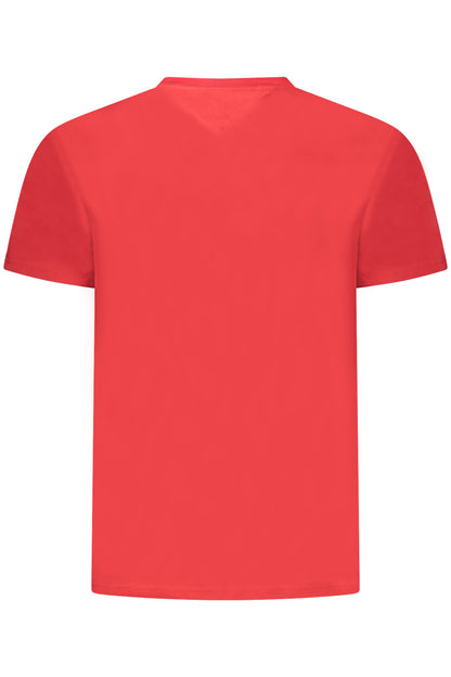 TOMMY HILFIGER MEN'S SHORT-SLEEVED T-SHIRT, RED-1